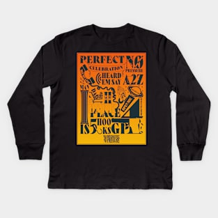 No Pressure Poster (Tracklist) Alternate Version - Logic Kids Long Sleeve T-Shirt